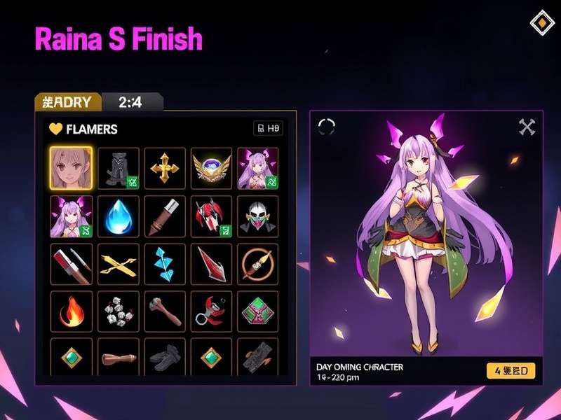 Raina S Finish Flamers gameplay screenshot